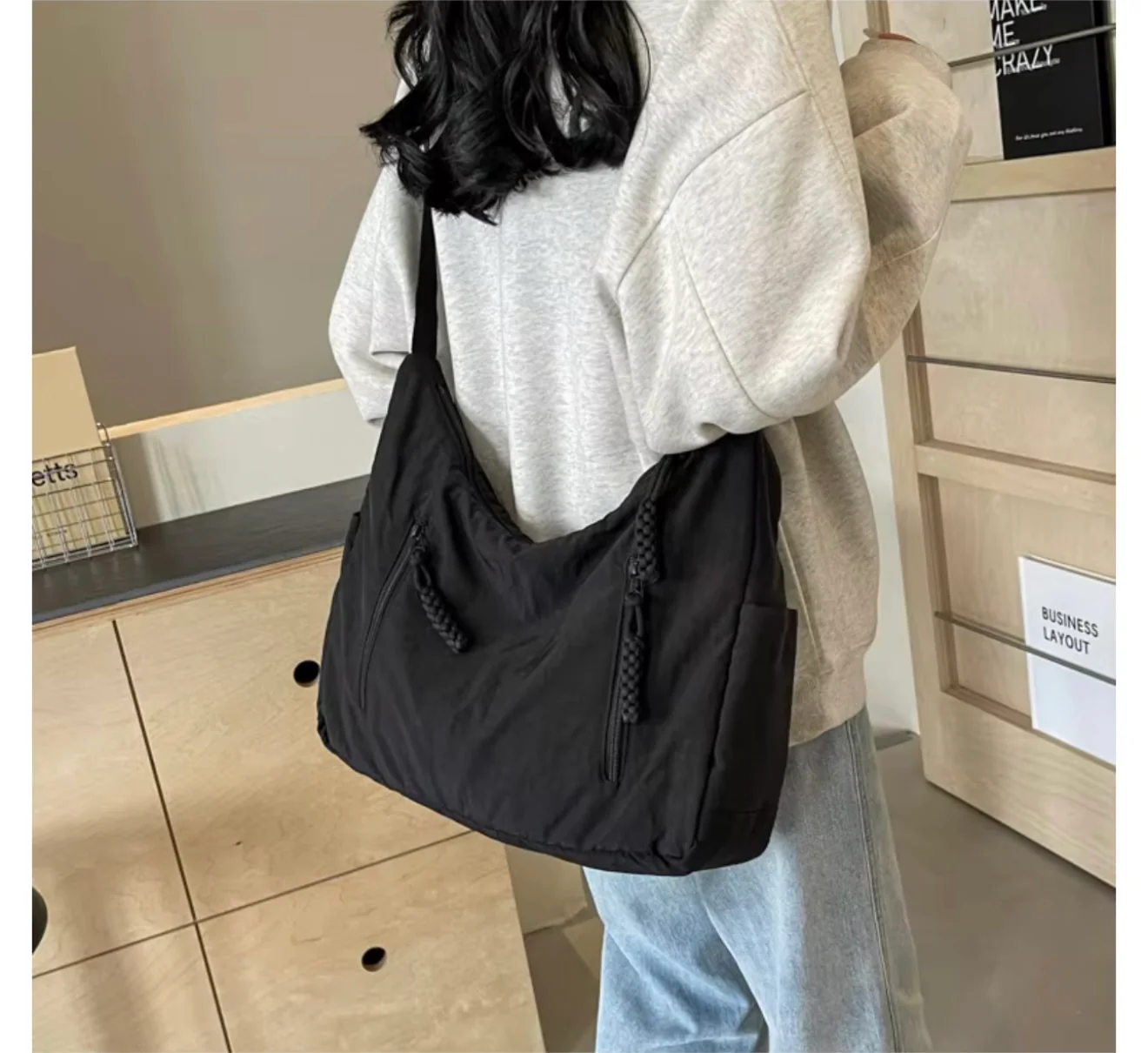 UrbanFlex Nylon Shoulder Bag - Image 10