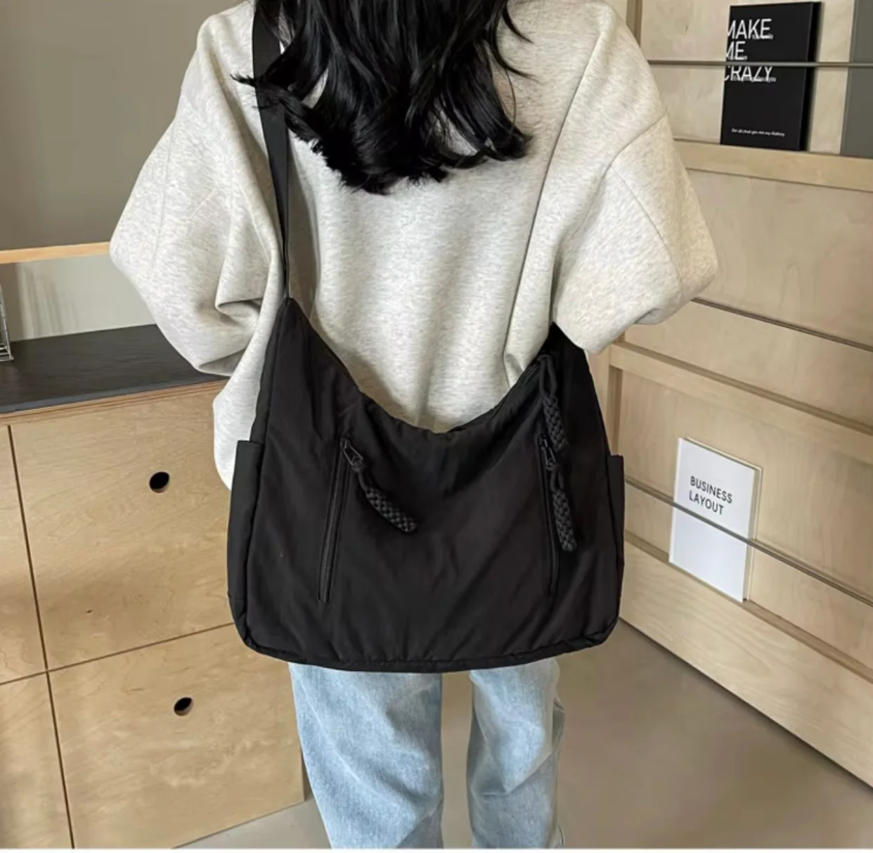 UrbanFlex Nylon Shoulder Bag - Image 11