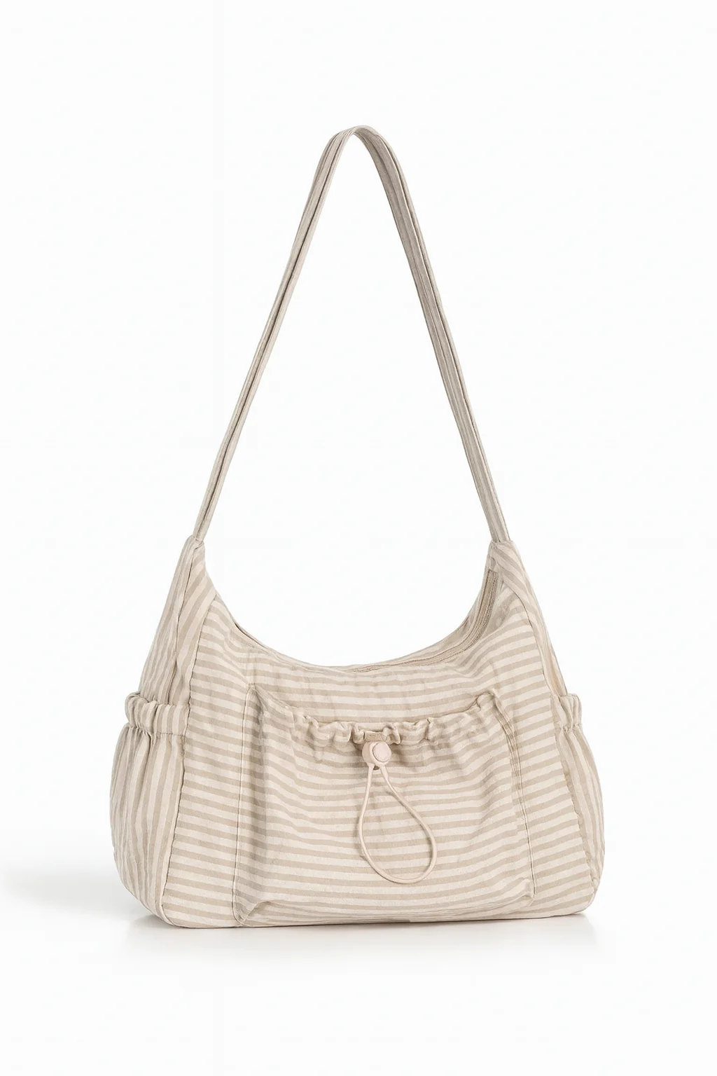 Midnight Grid Ruched Shoulder Bag - Image 7