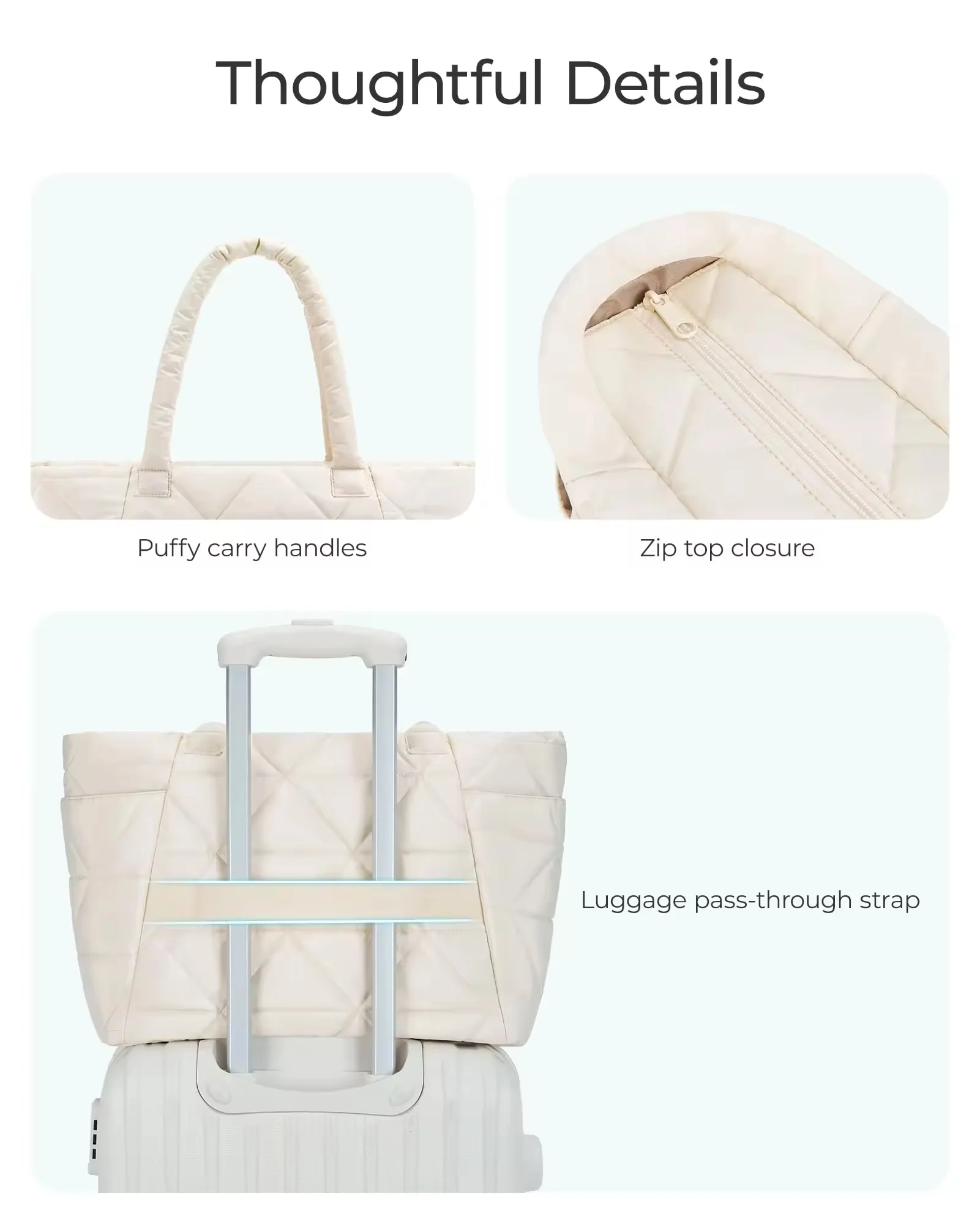 Rosecloud Quilted Tote - Image 7