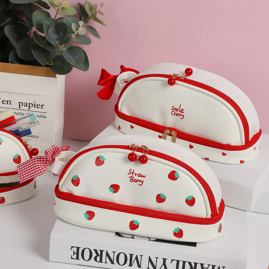 Strawberry Kiss Vanity Pouch - Image 4