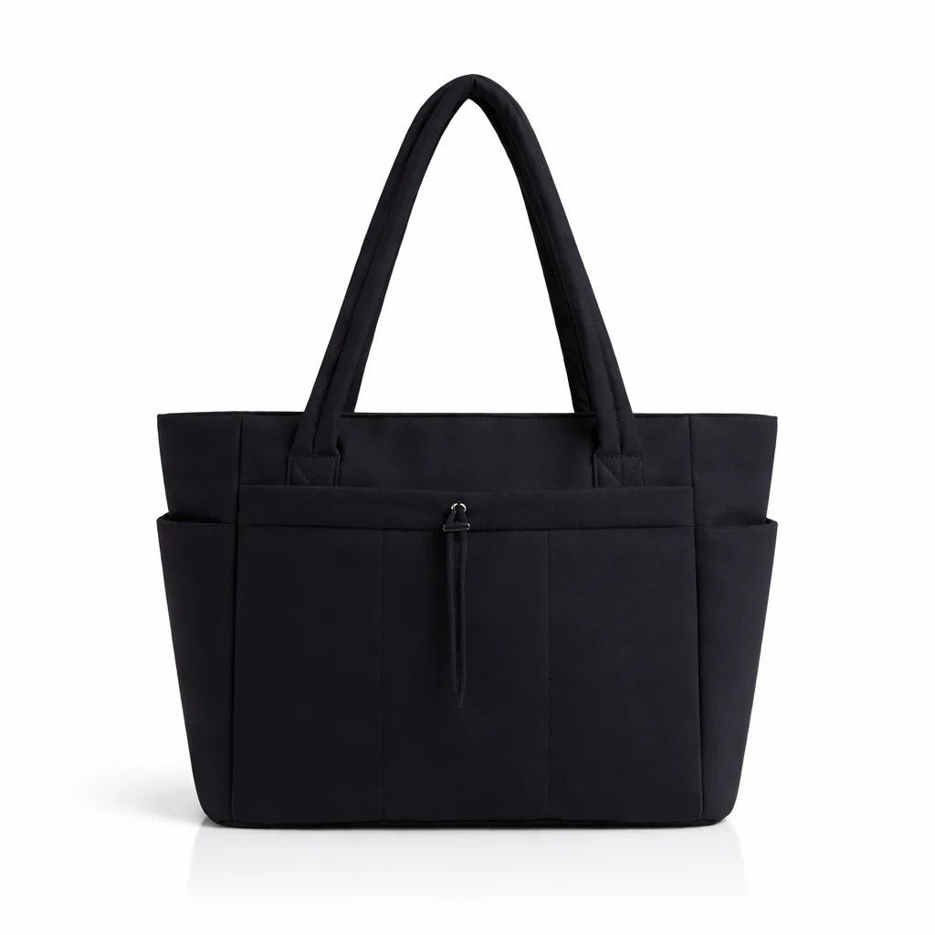 Taupe Luxe Utility Tote - Image 3