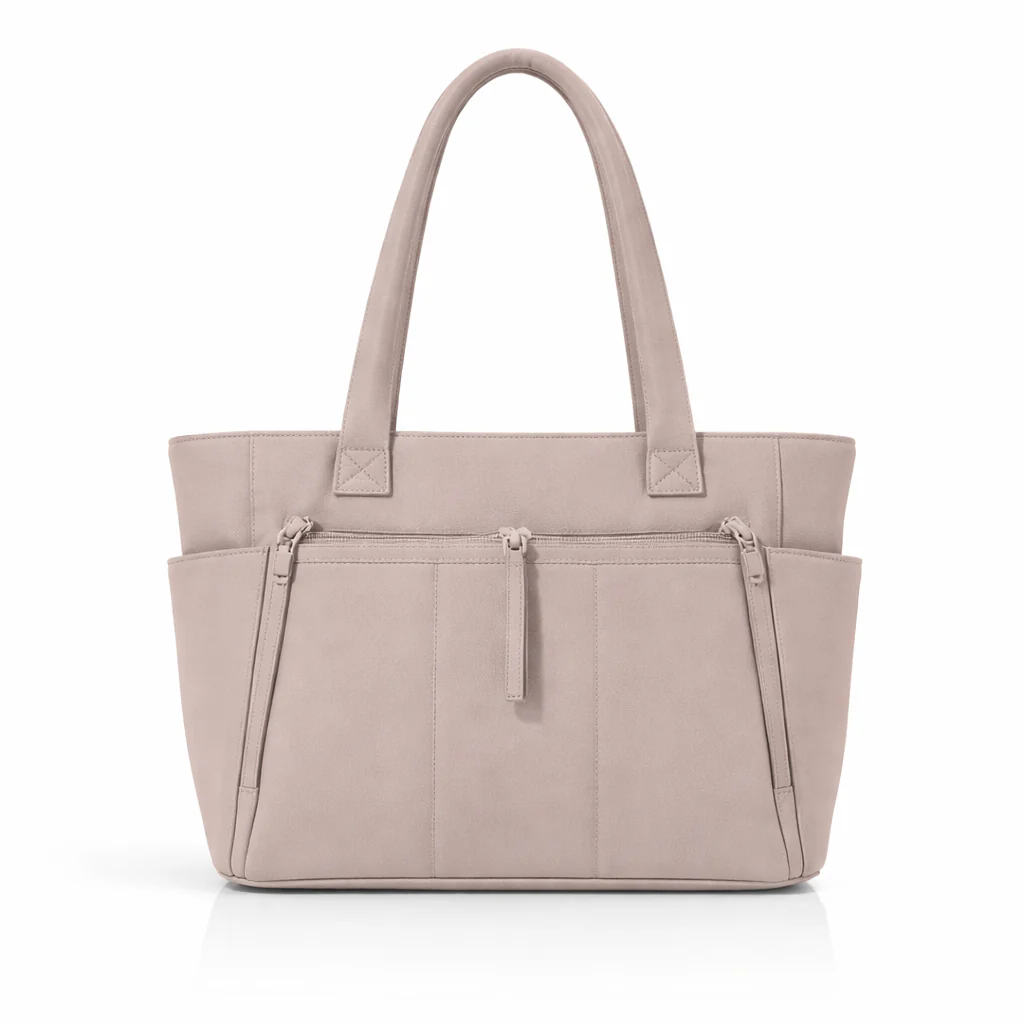 Taupe Luxe Utility Tote - Image 5