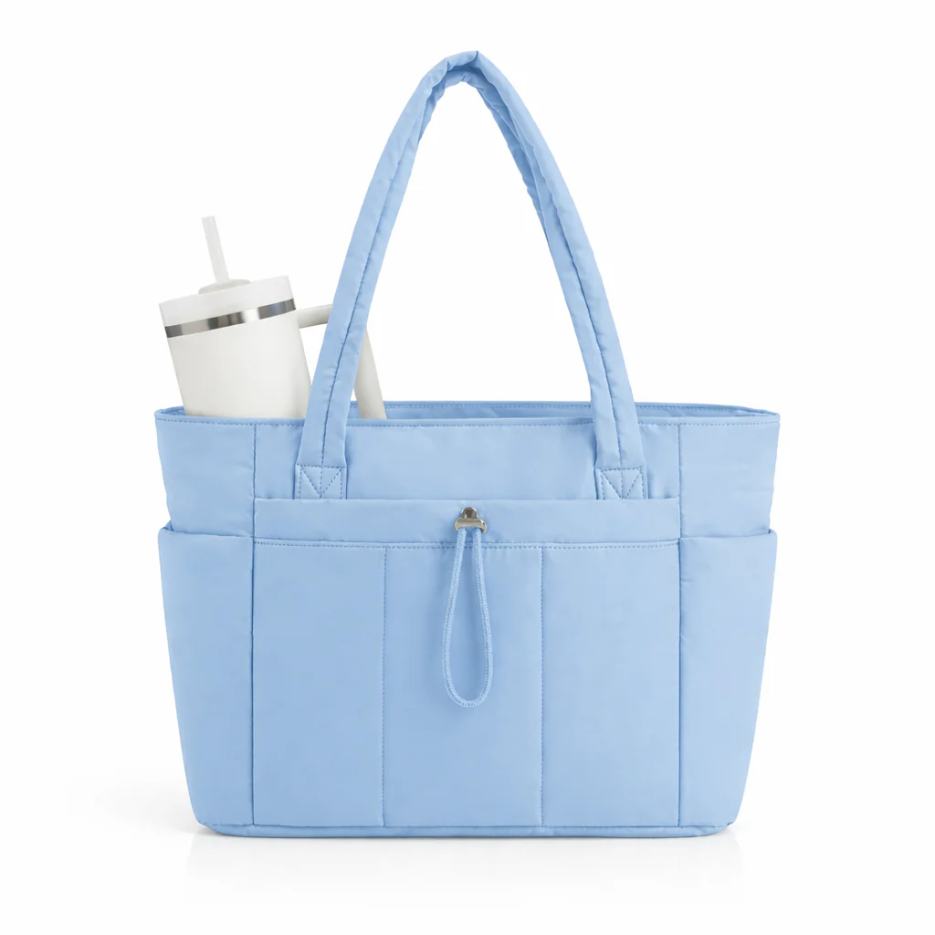 Taupe Luxe Utility Tote - Image 8