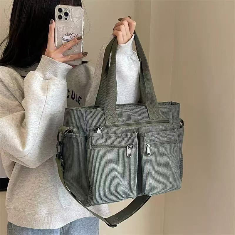The Corduroy Utility Tote - Image 11