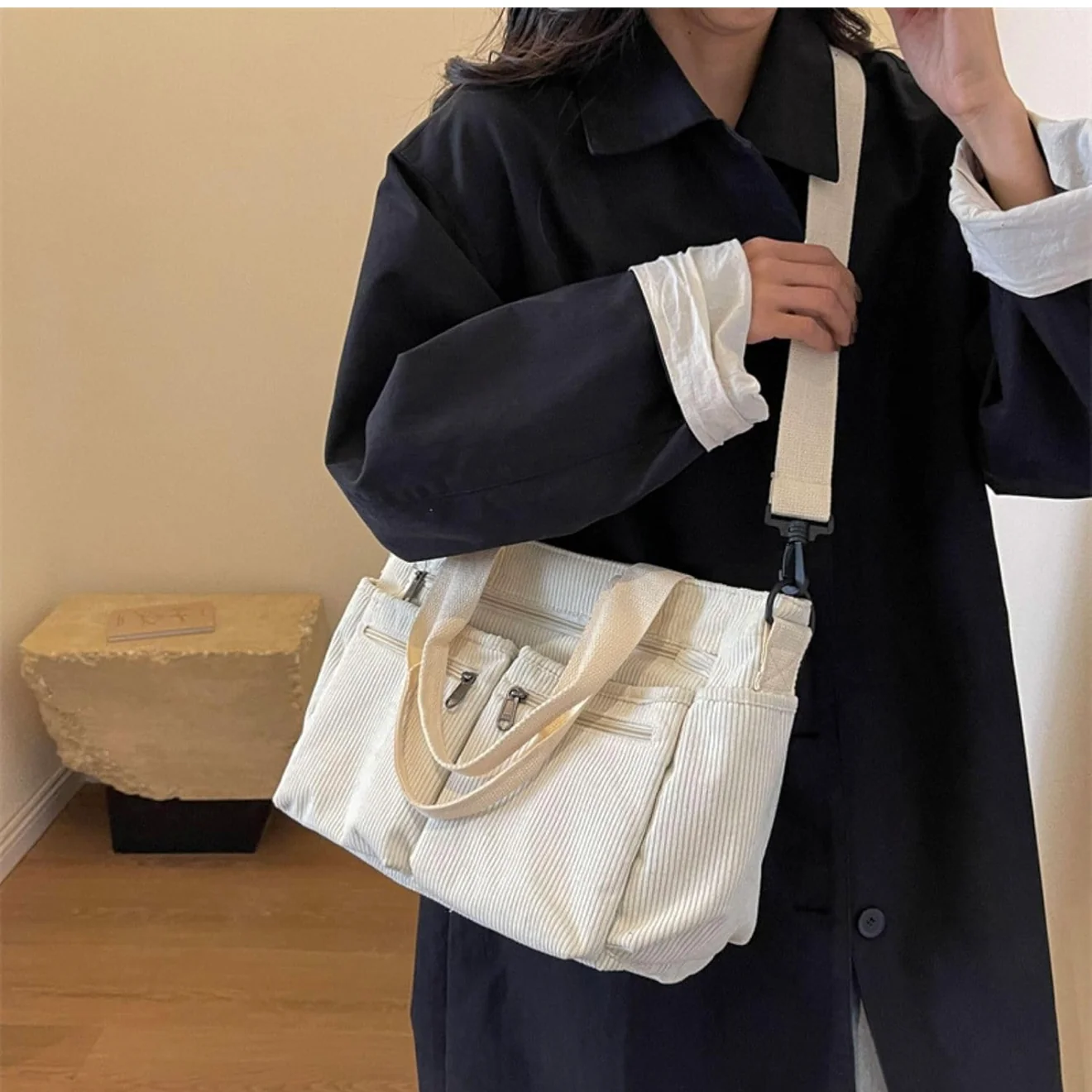 The Corduroy Utility Tote - Image 14
