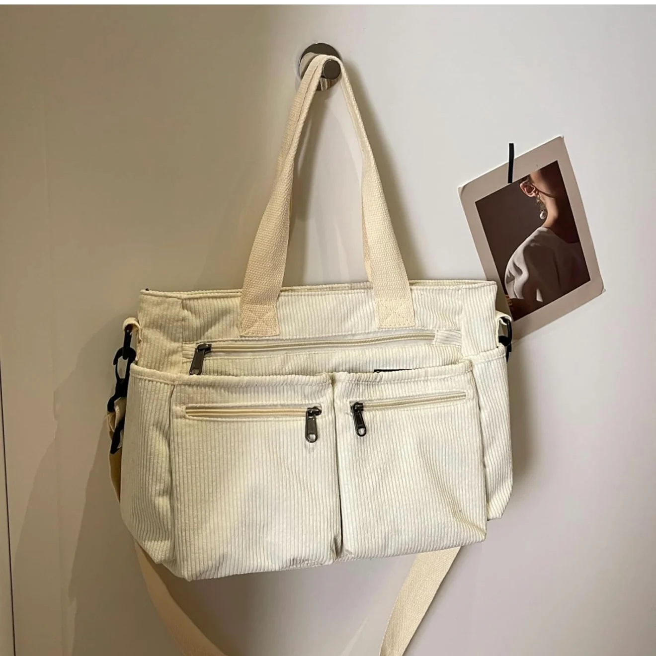 The Corduroy Utility Tote - Image 15