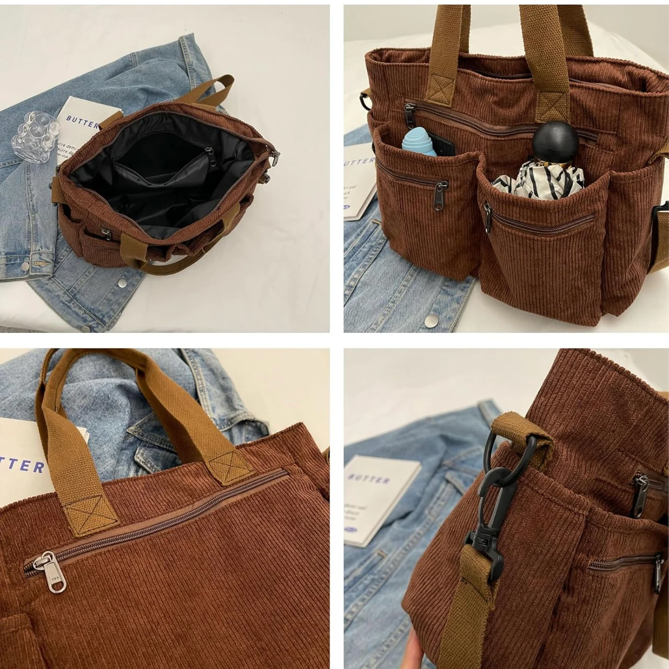 The Corduroy Utility Tote - Image 17