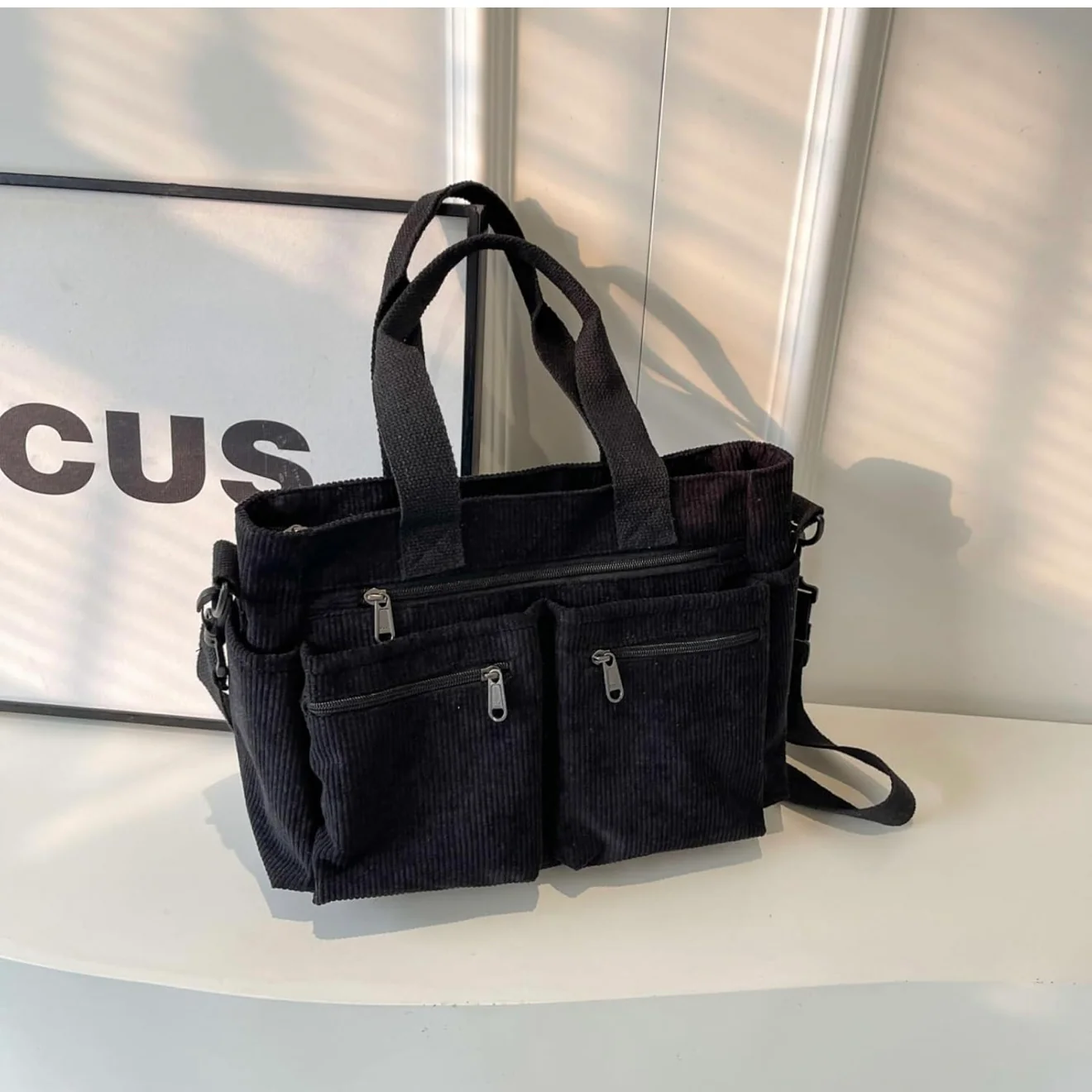 The Corduroy Utility Tote - Image 18