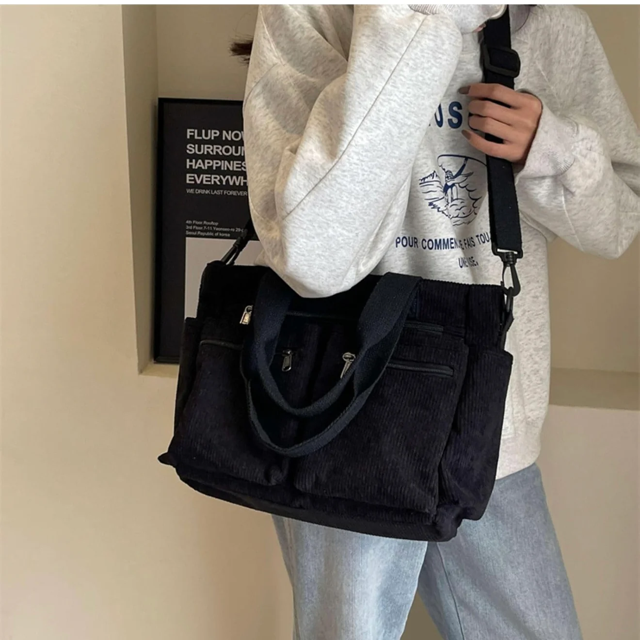 The Corduroy Utility Tote - Image 19