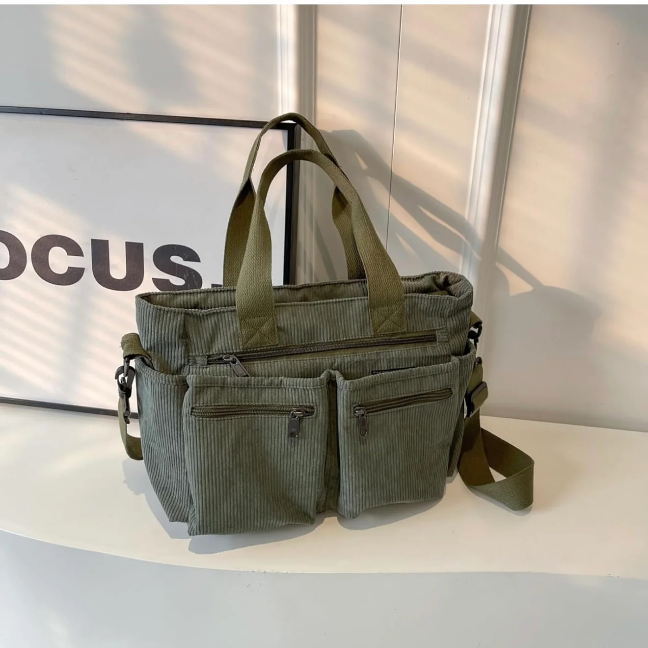 The Corduroy Utility Tote - Image 21