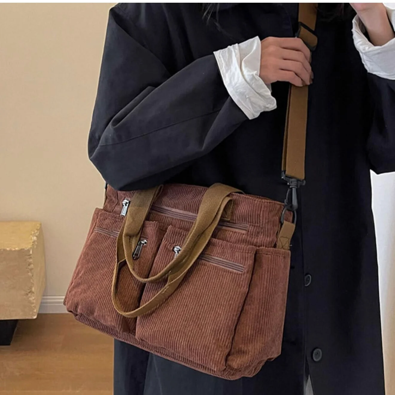The Corduroy Utility Tote - Image 8