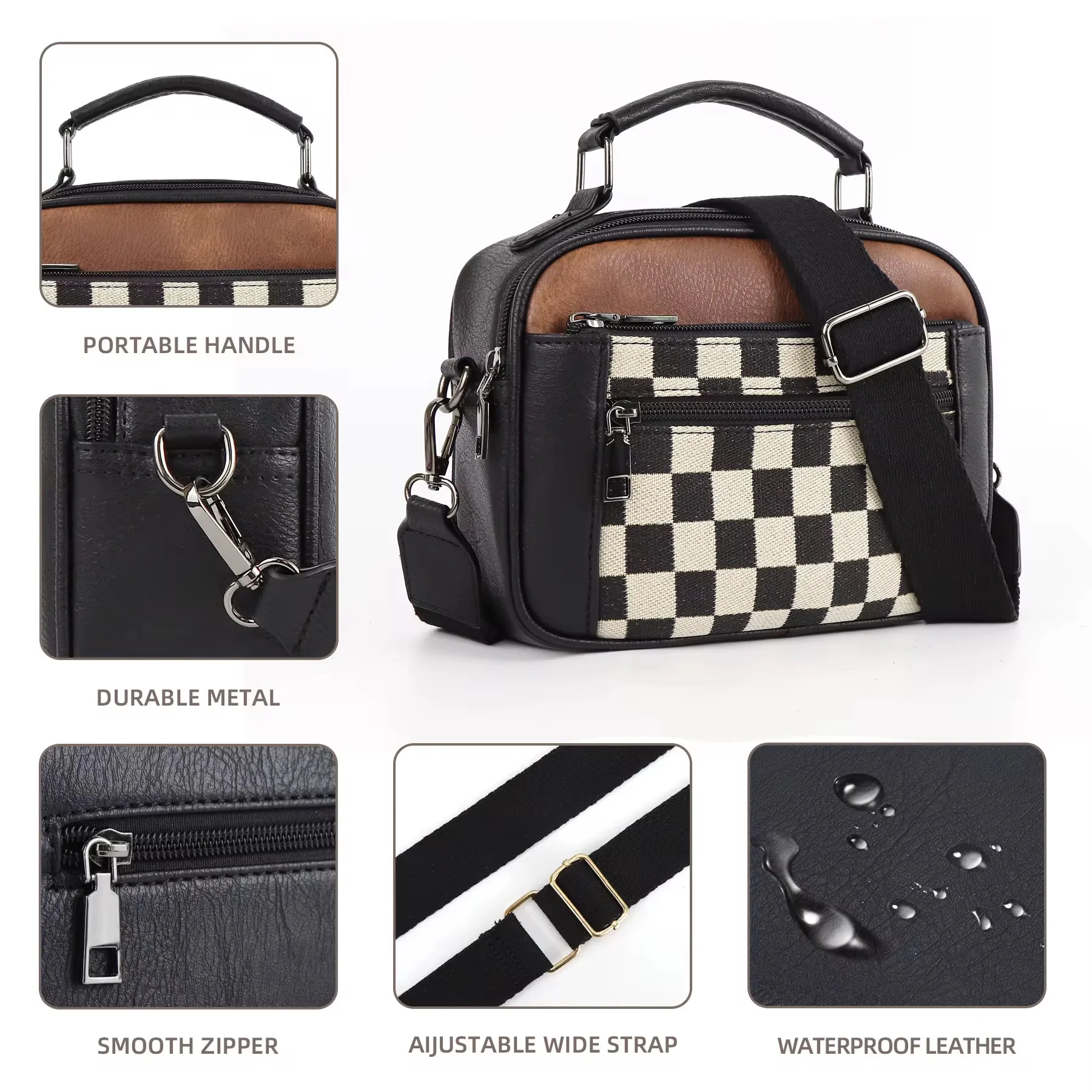The Grid Luxe Crossbody - Image 3
