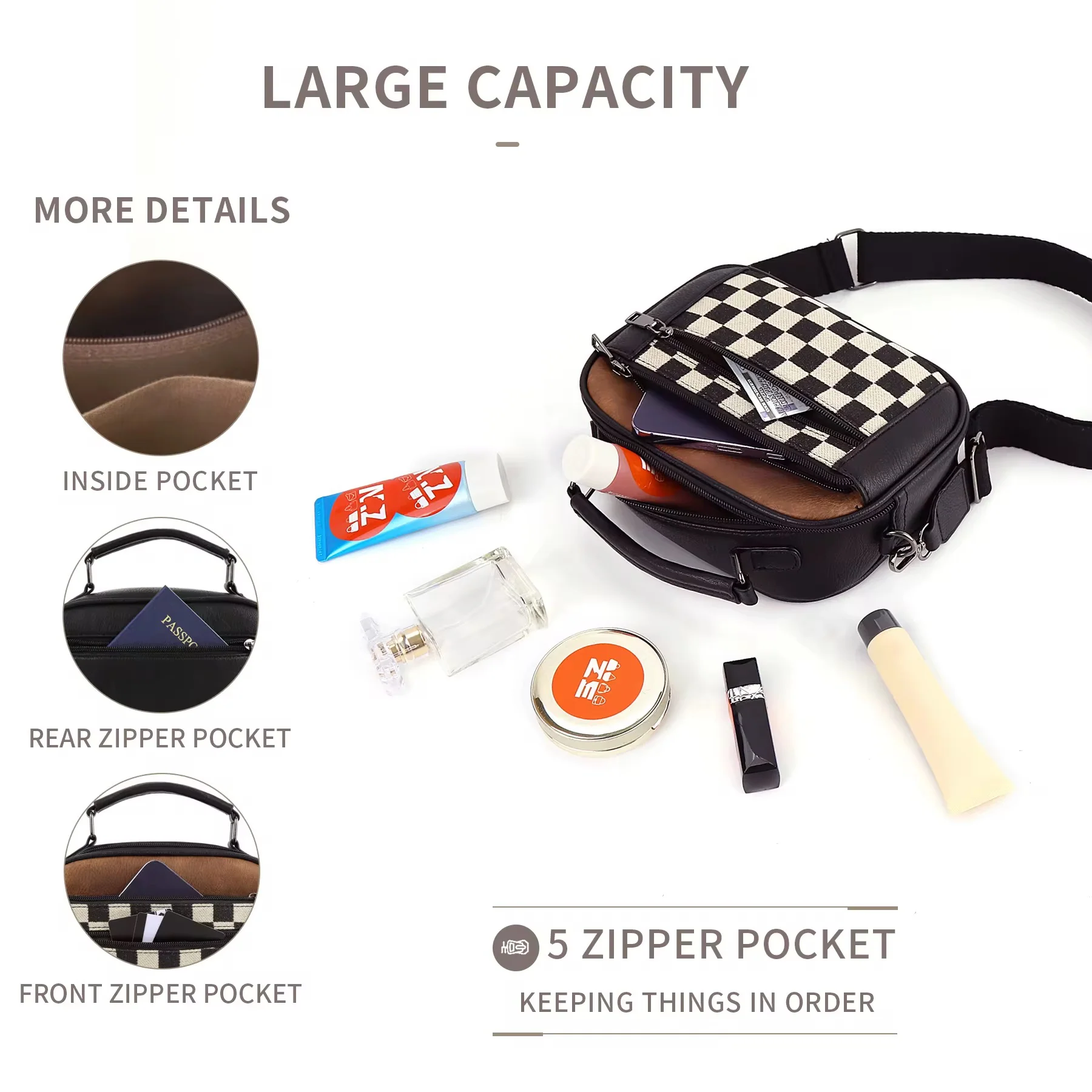 The Grid Luxe Crossbody - Image 6