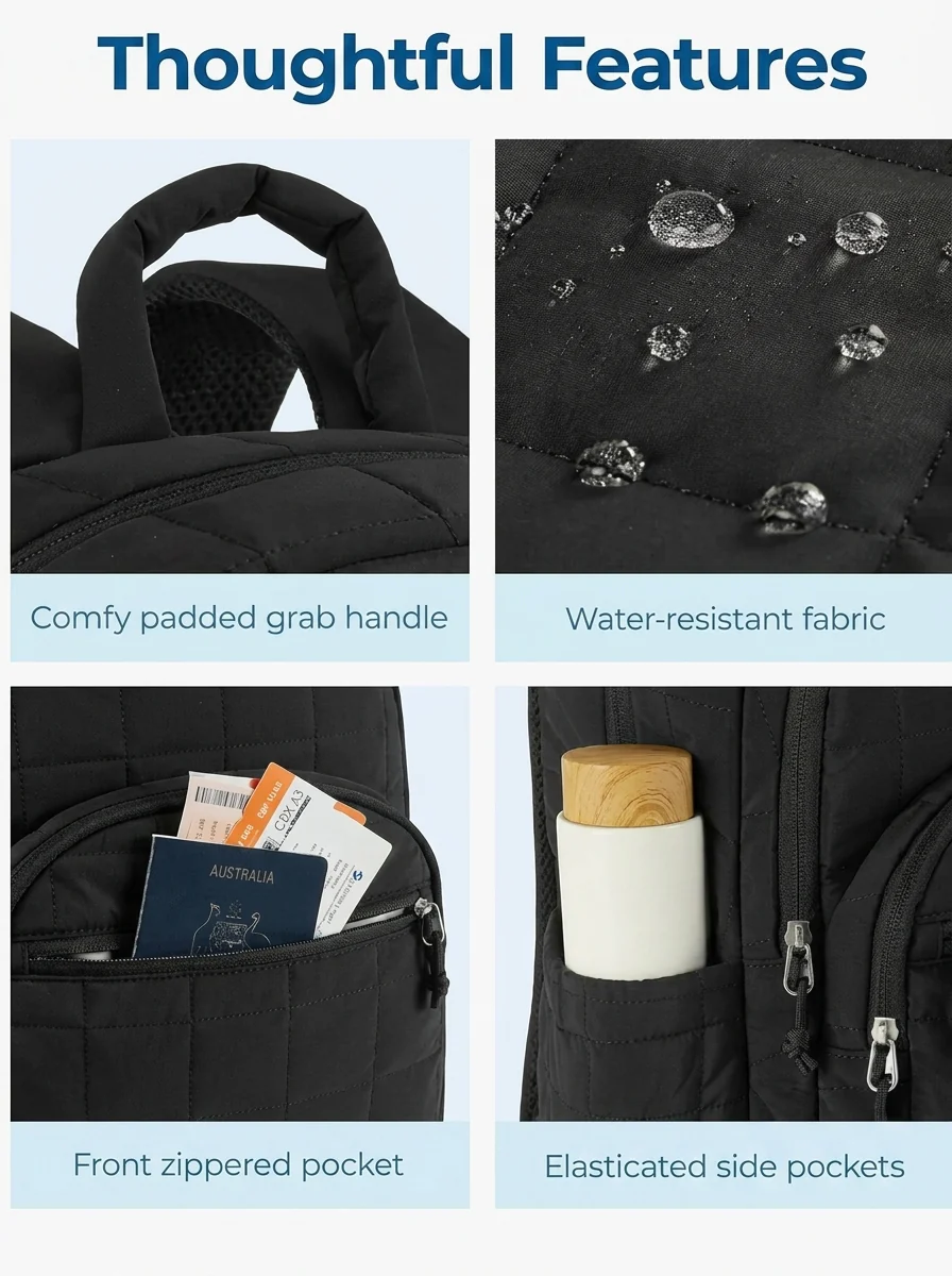 Urban Quilted Utility Backpack - Image 7