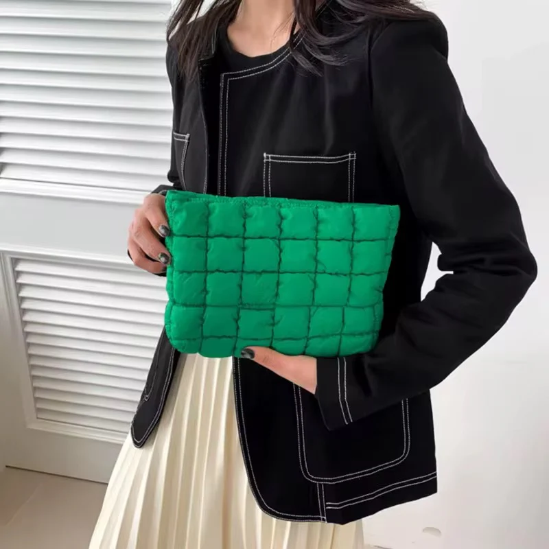 Verde Quilted Clutch - Image 10